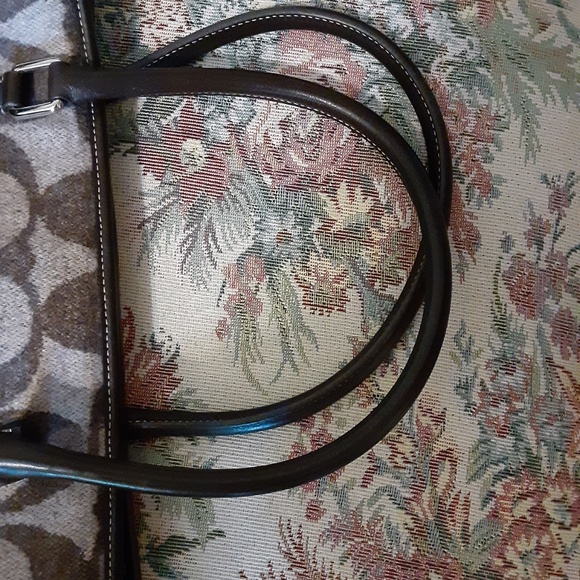 Coach Vintage Signature Wool & Leather Handbag - Picture 12 of 16